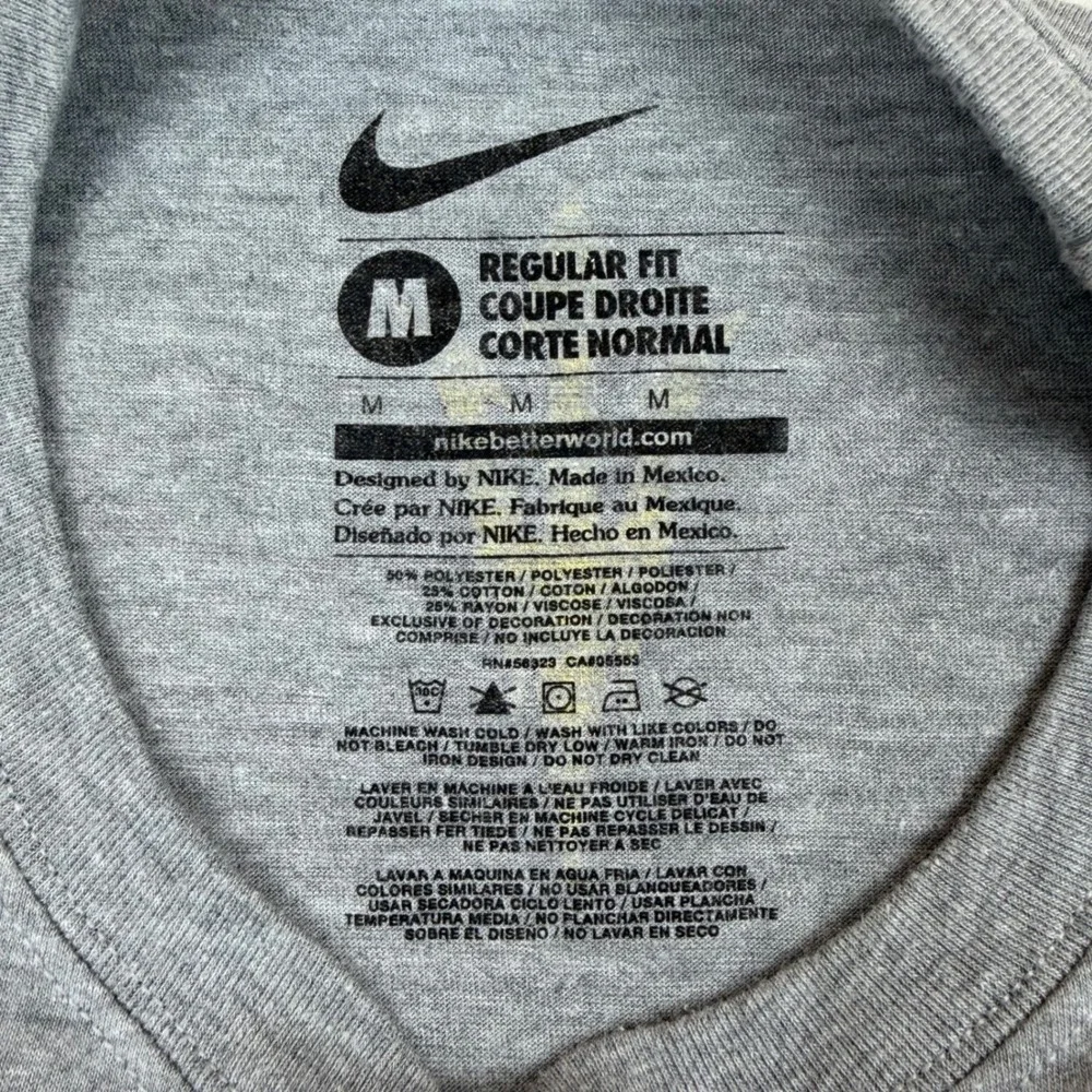 Nike Arizona State Sun Devils ASU‎ Mens Gray Graphic T-Shirt Regular Fit Medium